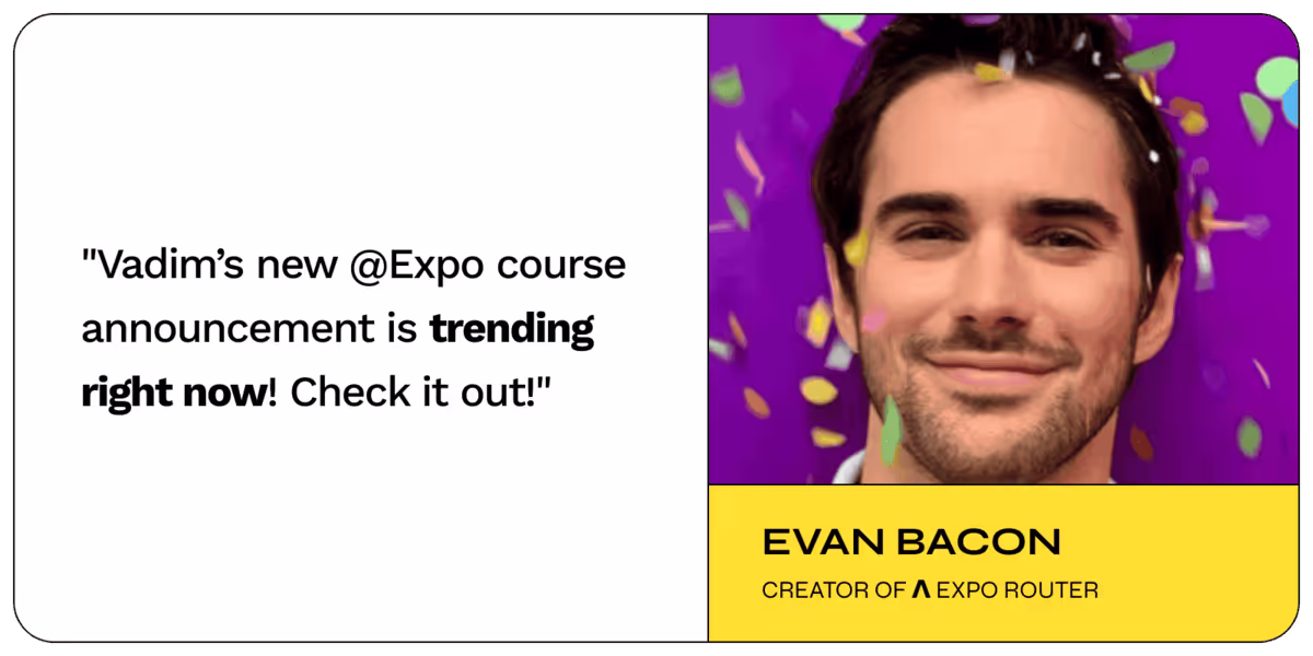 Review by Evan Bacon