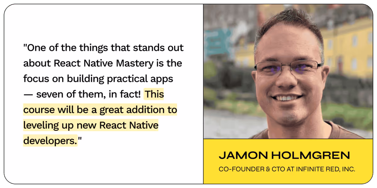 Review by Jamon Holmgren