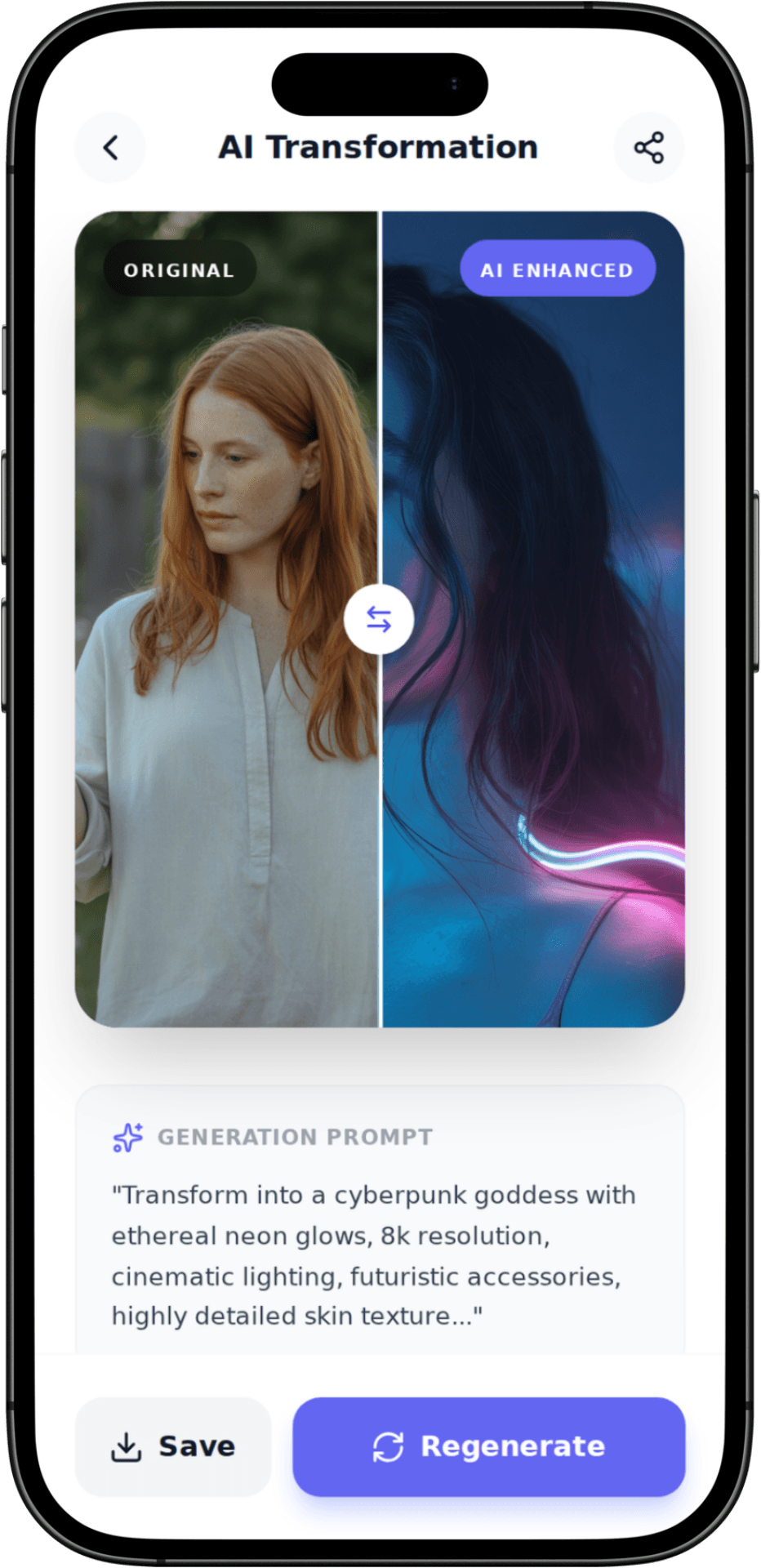 ImageAI template home screen