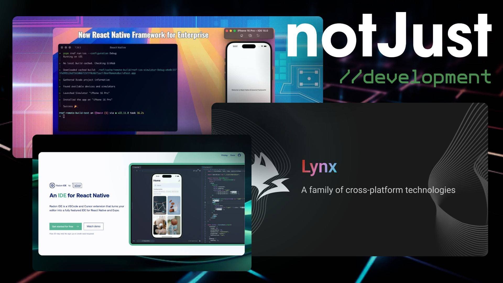 #51 Lynx: A New Way to Build Apps, React Native Framework for Enterprise!, Radon IDE V1.4