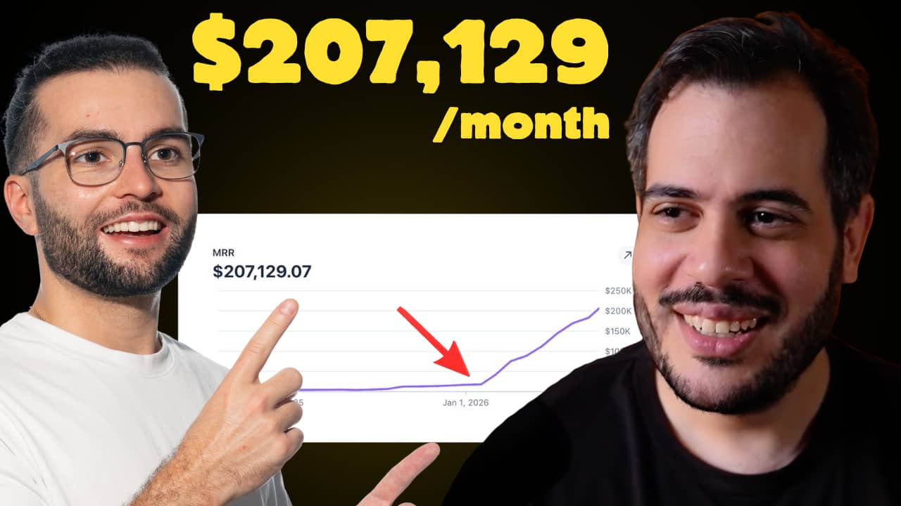 He was stuck at $3K MRR. 8 months later, he is doing $207K per month