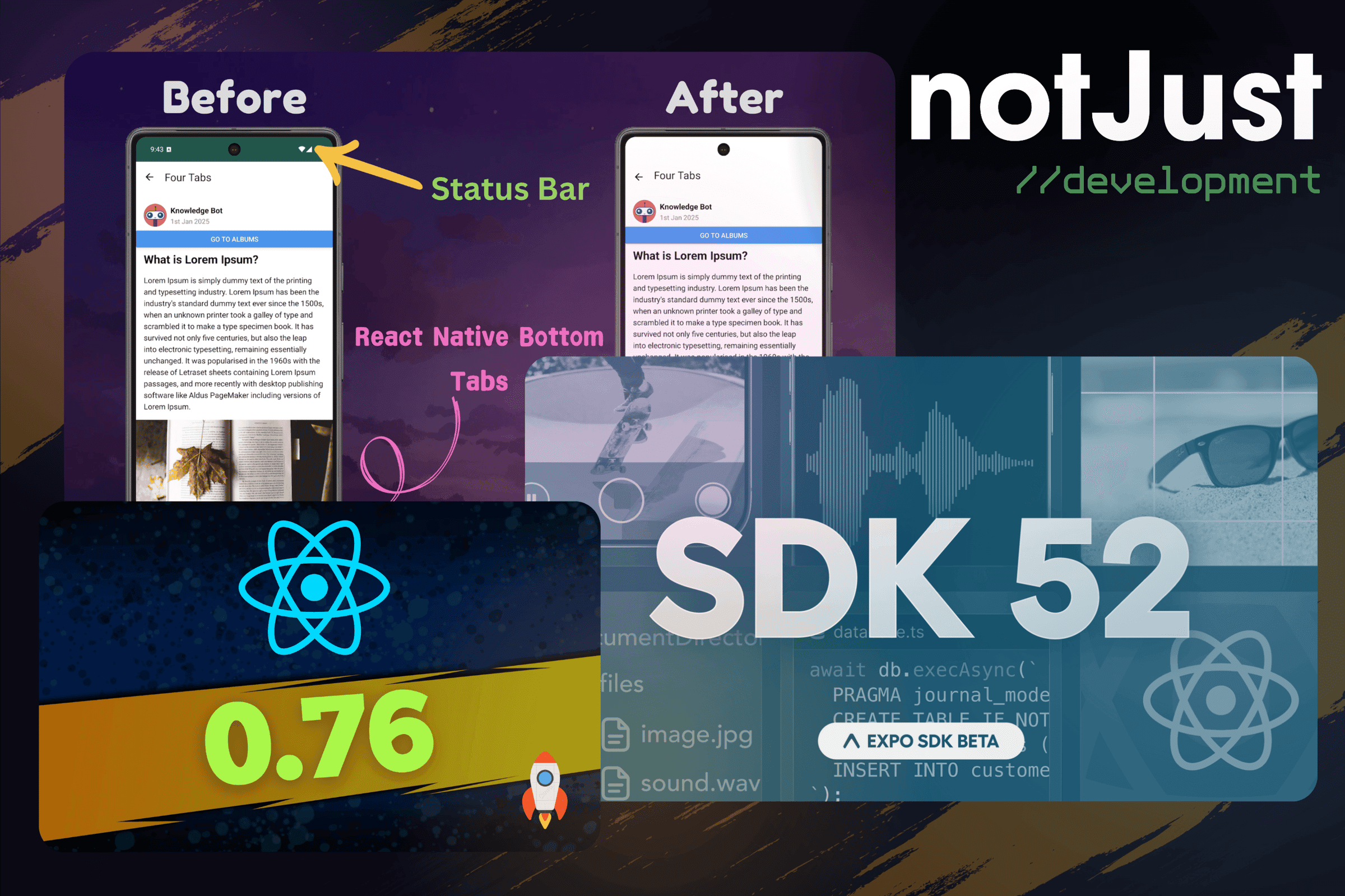 🚀 React Native 0.76, Expo SDK 52, NativeWind V4, React Native Edge-to-Edge
