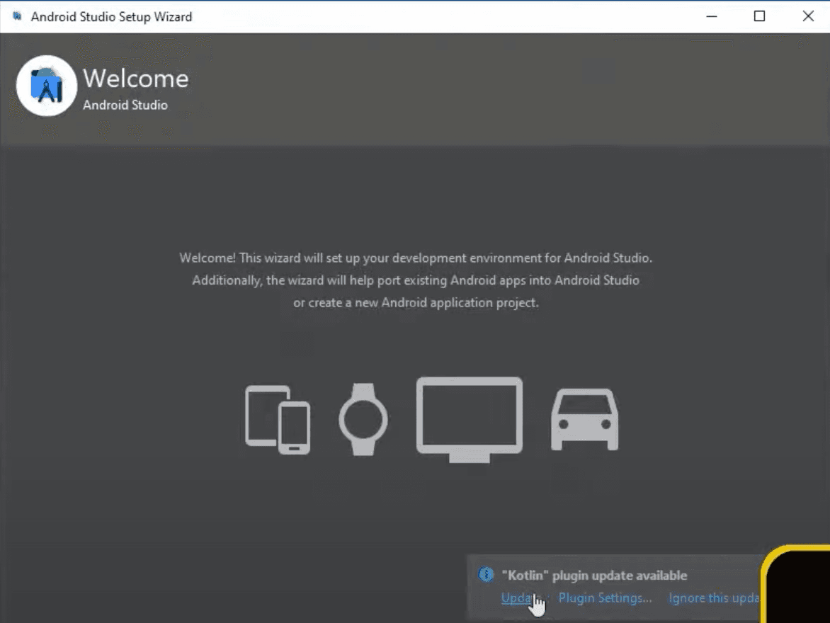Android Studio Update Plugins