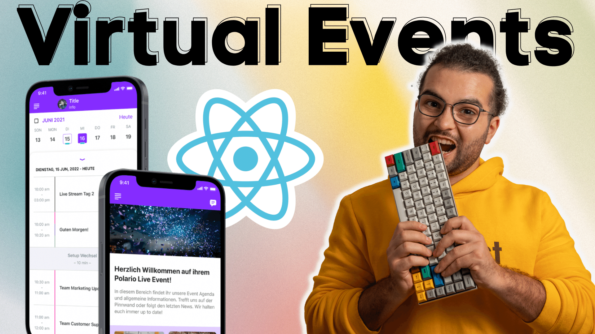 Virtual Events app with React Native (notJust.Hack Workshop)
