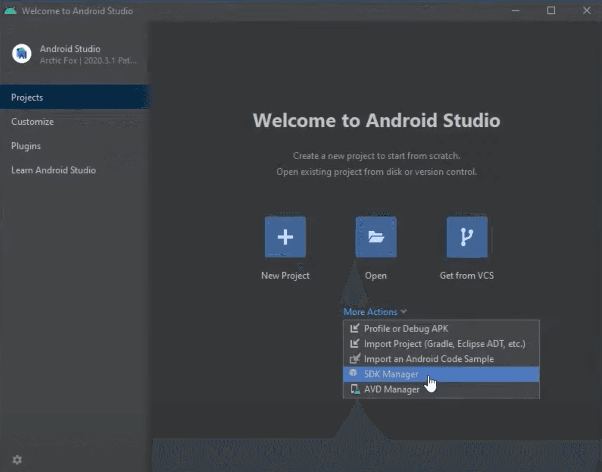 Android Studio SDK Manager