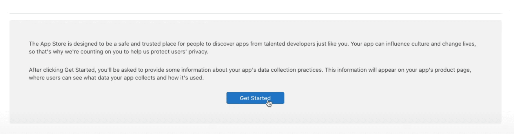 Data Collection practices