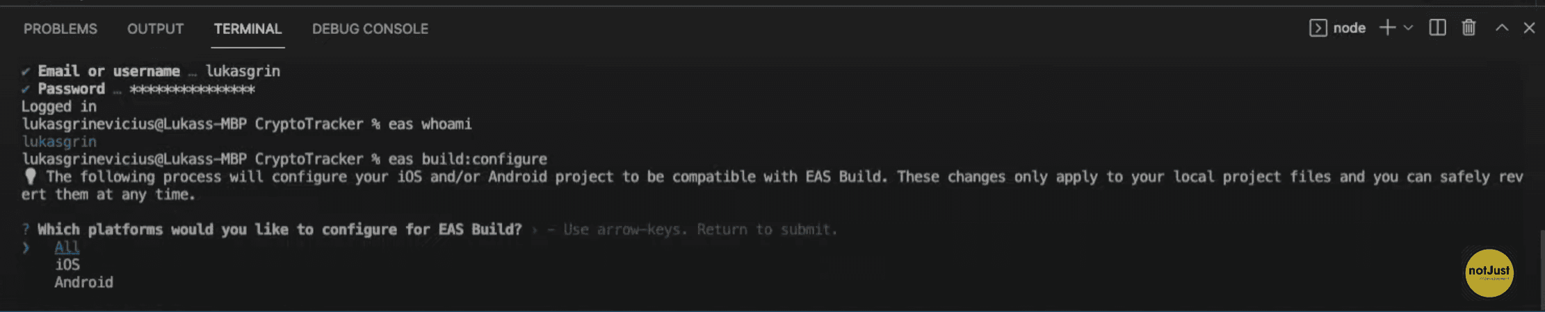 EAS configure
