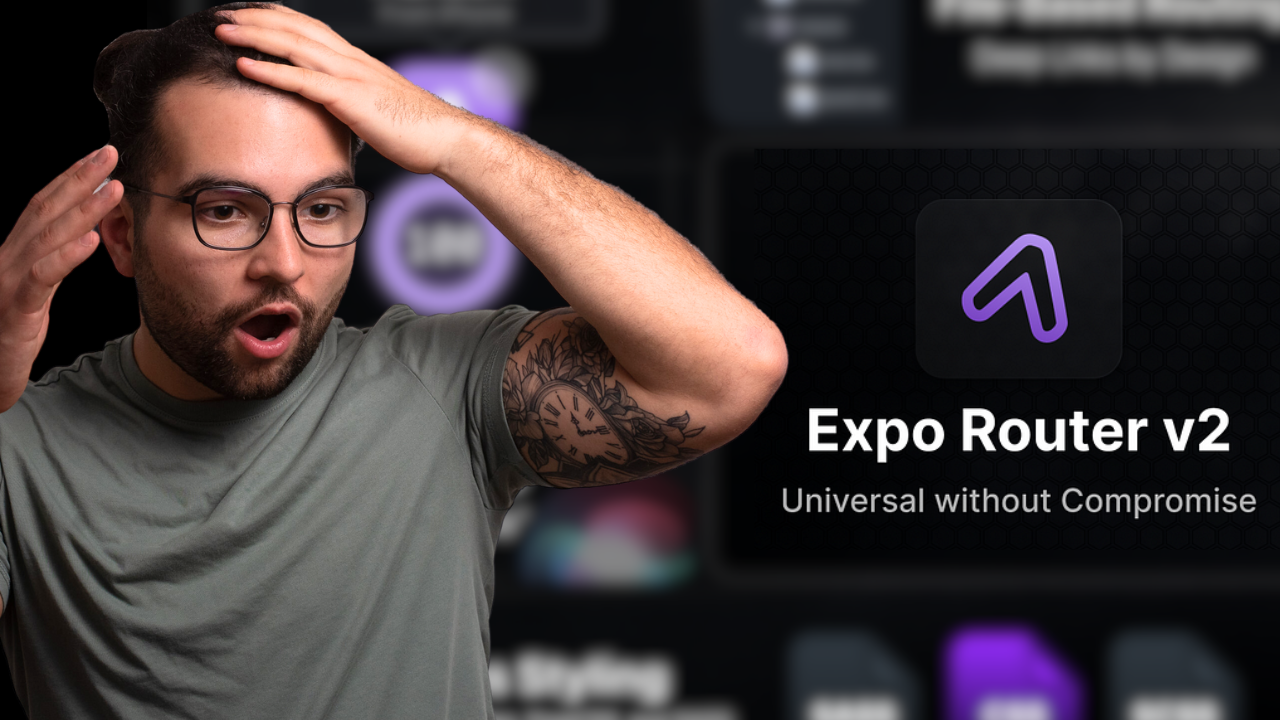Explore Expo Router v2 in a real project