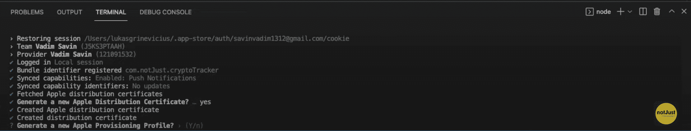 Apple Provisioning Profile