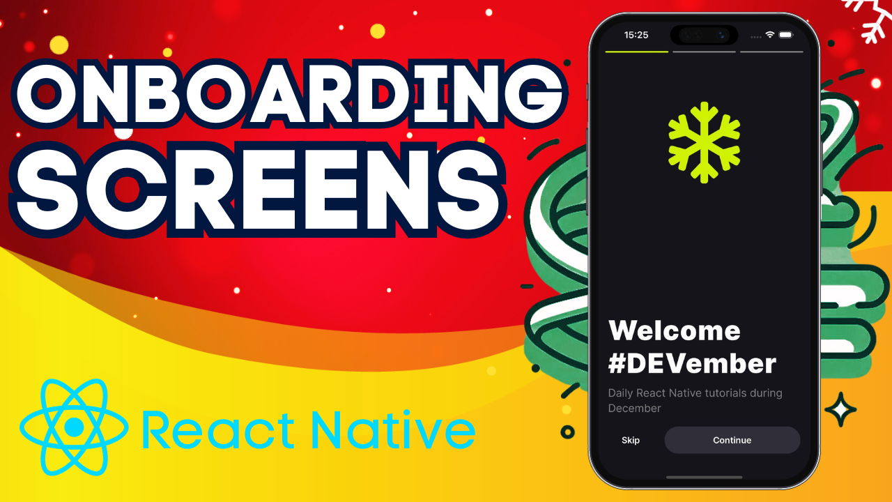 Build an  Animated Onboarding Flow in React Native  | #DEVember Day 2