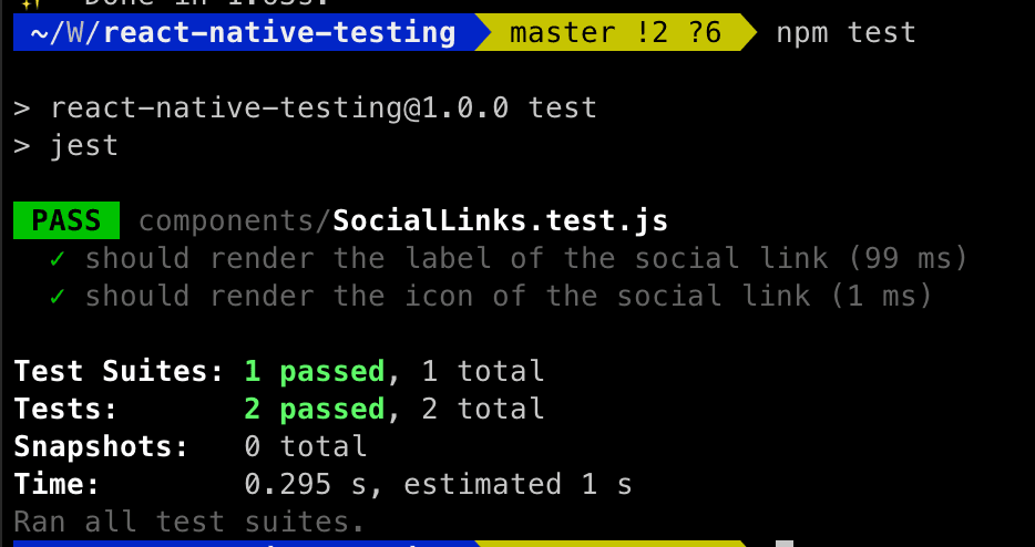 Testing in React Native with Jest and React Native Testing Library